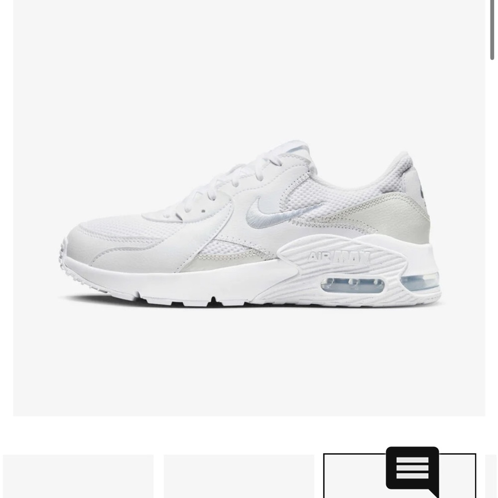 BRAND NEW Nike Air Max in White and Light Gray